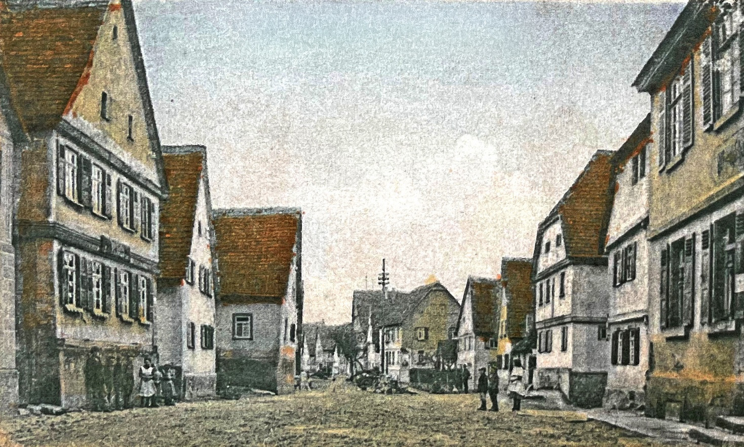 Kirchhausen historische Ansicht